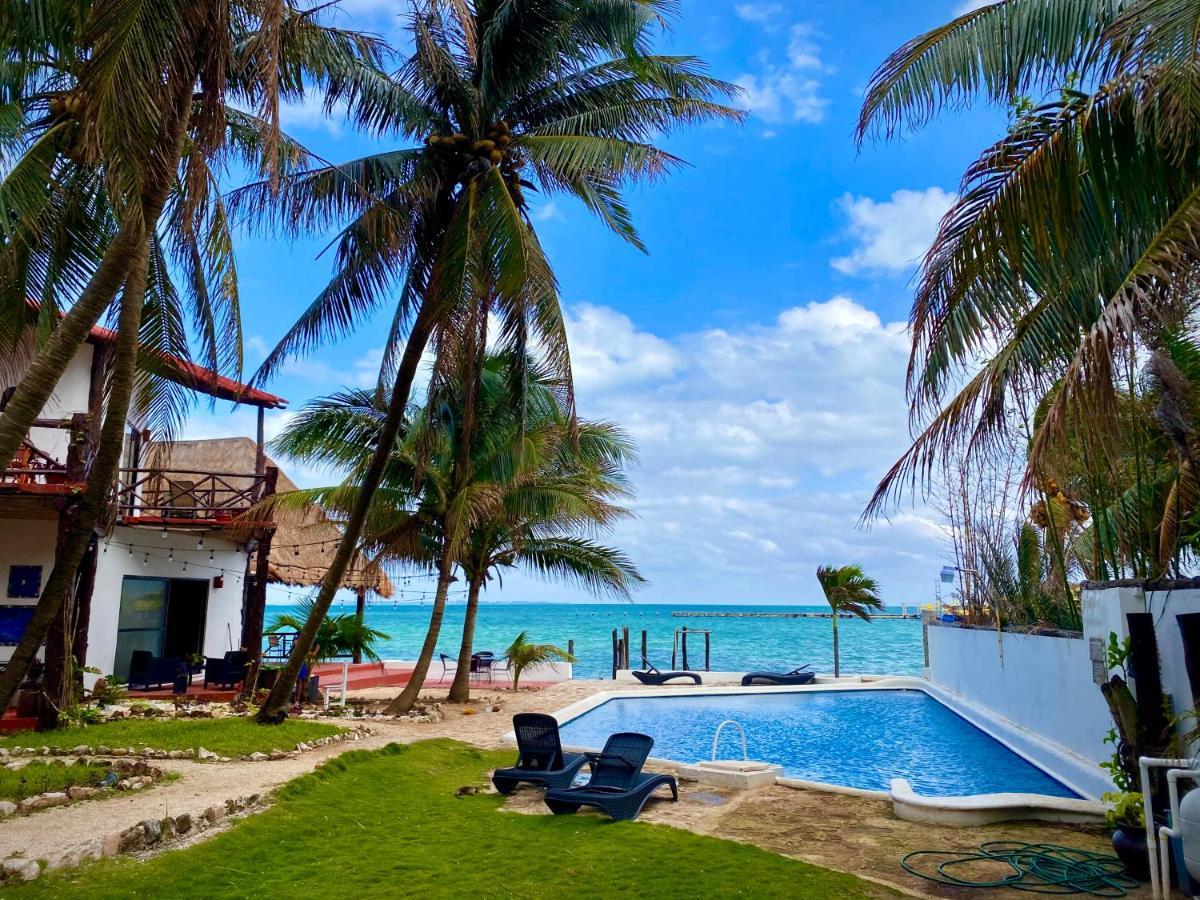Casa Caribe カンクン エクステリア 写真 Beachfront villa in Akumal